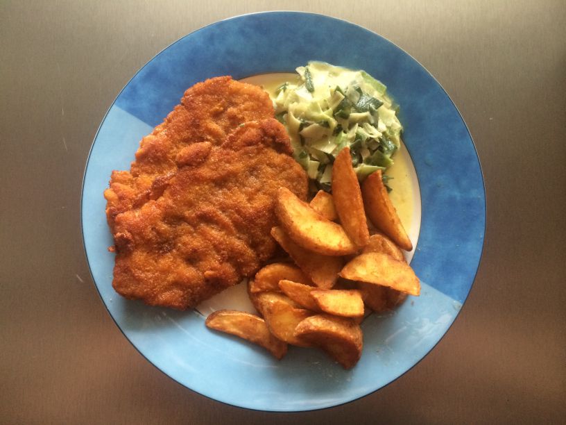 Teller Schweineschnitzel