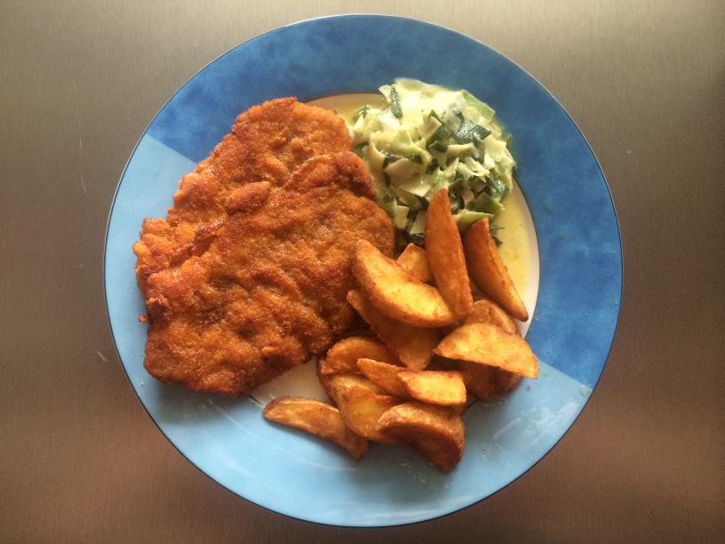 Teller Schweineschnitzel