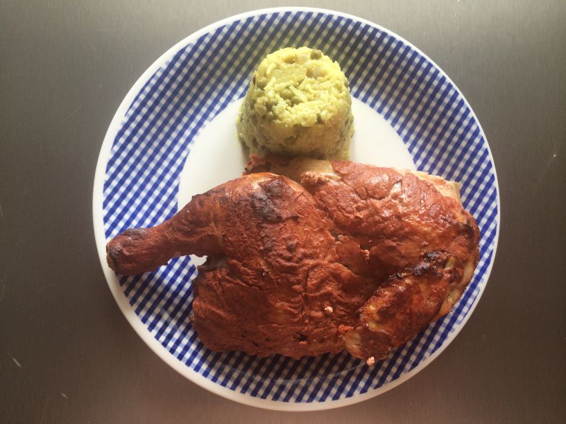 Teller Tandoori Huhn