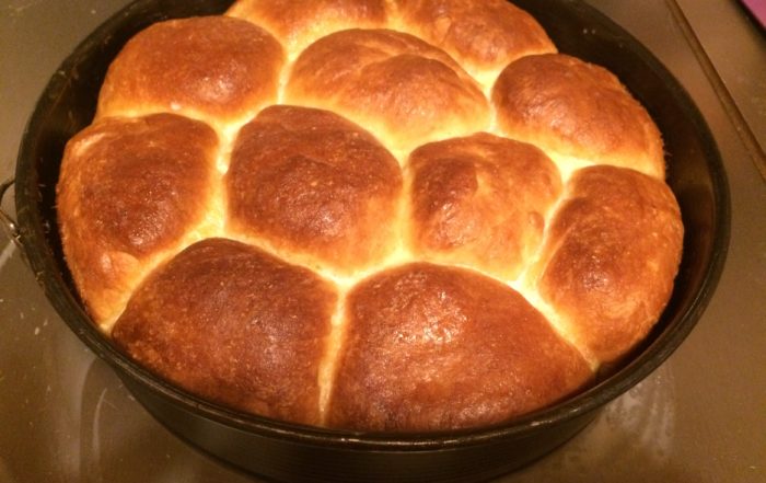 Buchteln fertig gebacken