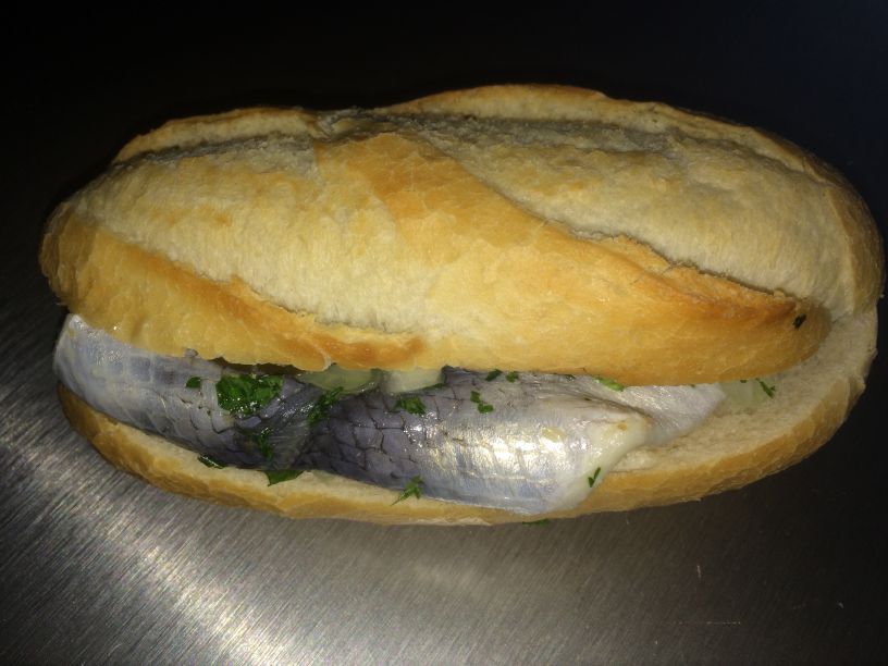 Teller Fischbrötchen