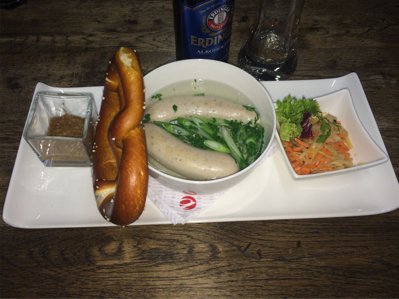 Teller Weisswurst