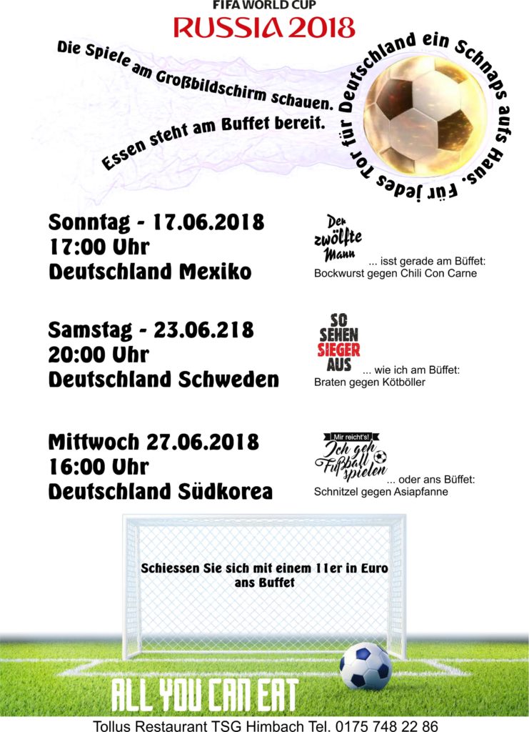 WM 2018 Angebot Tollus Restaurant